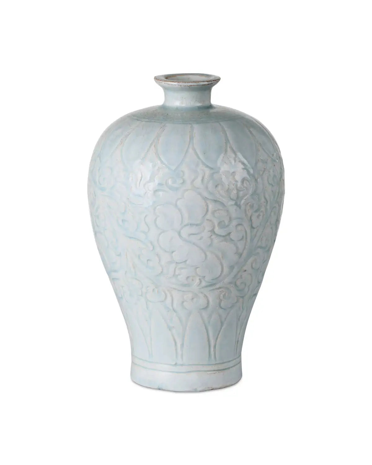 CURREY & COMPANY NANJING LIGHT BLUE VASES SET OF 2 - Decorative Accents