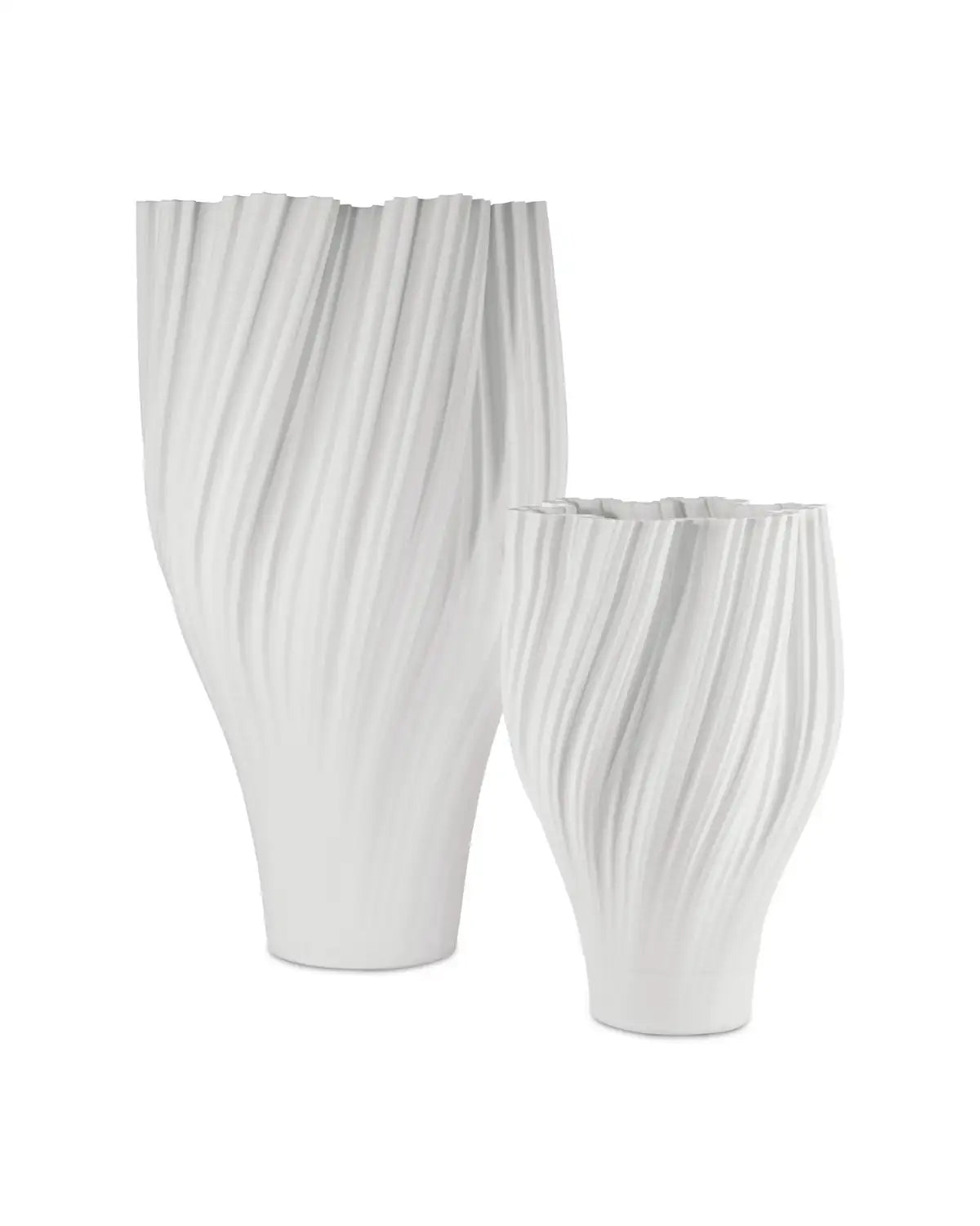 CURREY & COMPANY WHORL GRANDE VASE - Decorative Accents