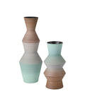 CURREY & COMPANY HAPPY 80'S & PALE BLUE VASE SET OF 2 - Decorative Accents