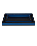 CURREY & COMPANY NAVY LACQUER TRAY SET OF 2 - Decorative Accents