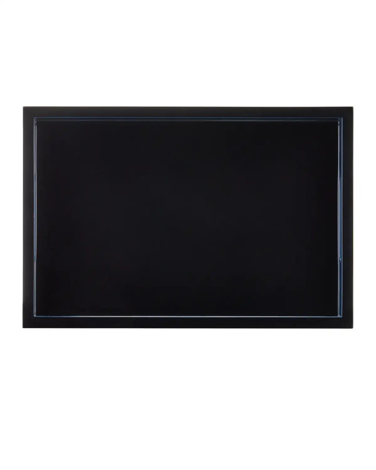 CURREY & COMPANY NAVY LACQUER TRAY SET OF 2 - Decorative Accents