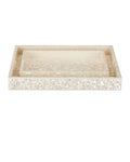 CURREY & COMPANY GERRI DOT MOTHER OF PEARL TRAY SET OF 2 - Decorative Accents