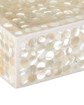CURREY & COMPANY GERRI DOT MOTHER OF PEARL TRAY SET OF 2 - Decorative Accents