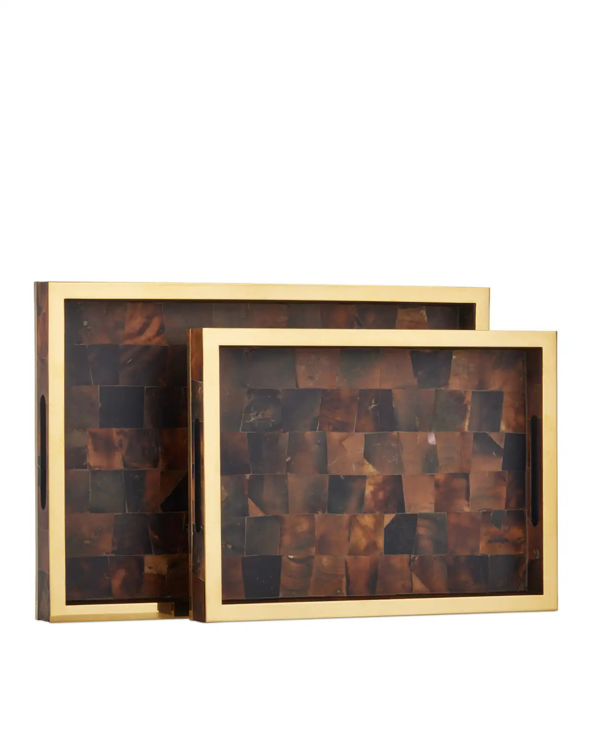CURREY & COMPANY CASEY TRAY SET OF 2 - Decorative Accents
