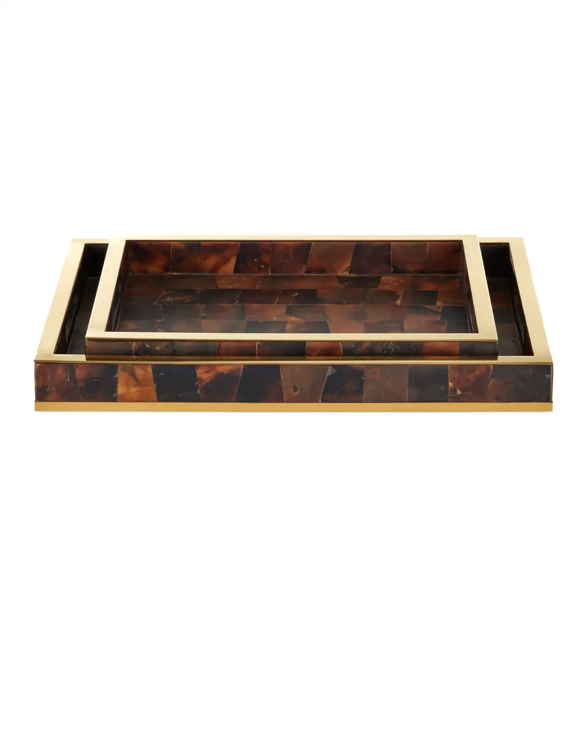 CURREY & COMPANY CASEY TRAY SET OF 2 - Decorative Accents