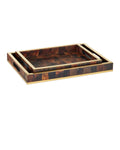 CURREY & COMPANY CASEY TRAY SET OF 2 - Decorative Accents