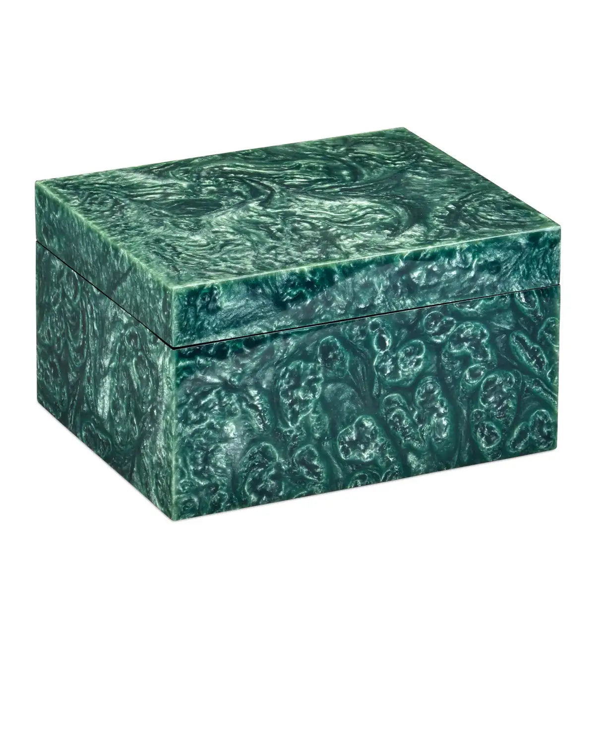 CURREY & COMPANY RINA TEAL BOX - Decorative Accents