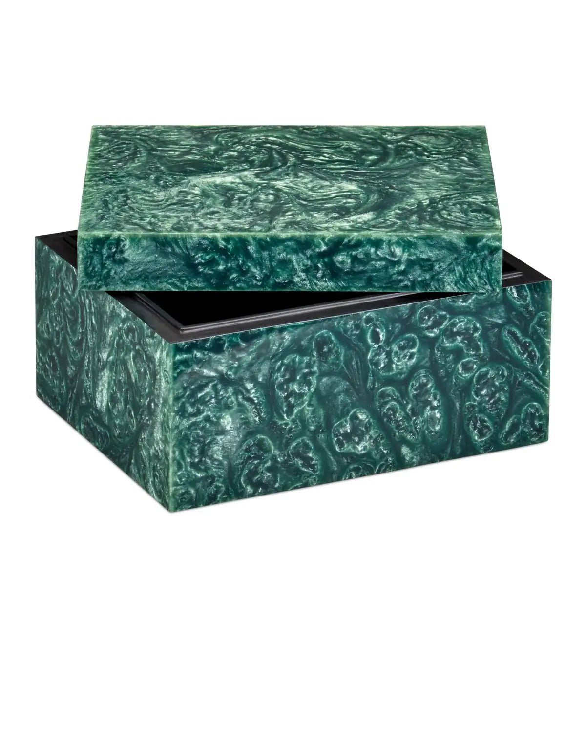 CURREY & COMPANY RINA TEAL BOX - Decorative Accents