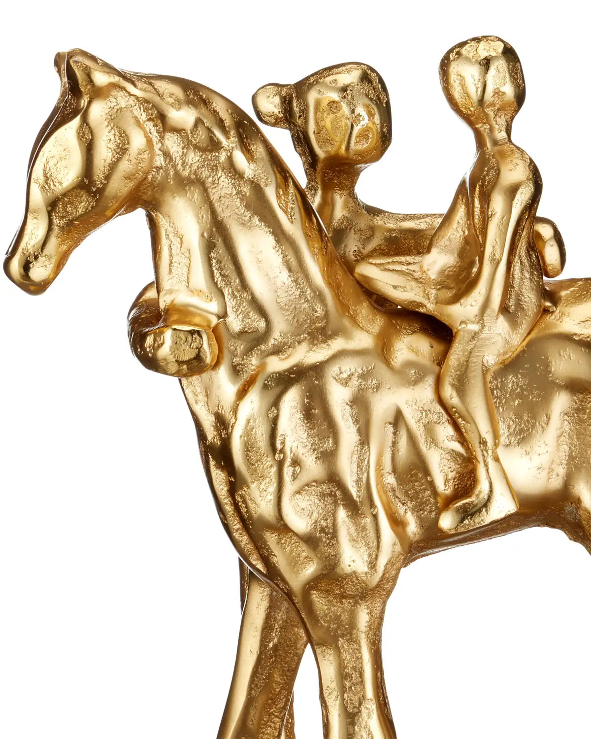 CURREY & COMPANY DUJARDIN EQUESTRIAN SCULPTURE - Decorative Accents