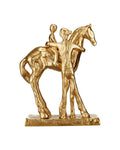 CURREY & COMPANY DUJARDIN EQUESTRIAN SCULPTURE - Decorative Accents