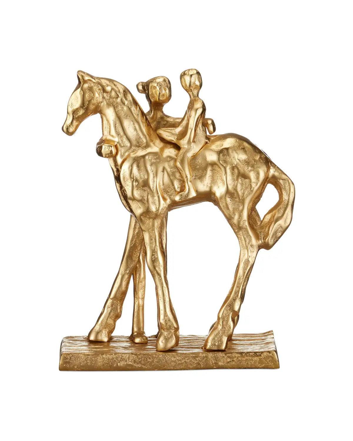 CURREY & COMPANY DUJARDIN EQUESTRIAN SCULPTURE - Decorative Accents