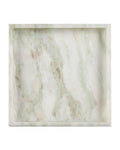 CURREY & COMPANY BILBAO ONYX SQUARE TRAY - Decorative Accents