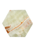 CURREY & COMPANY ARCO GREEN ONYX HEXAGON BOX - Decorative Accents