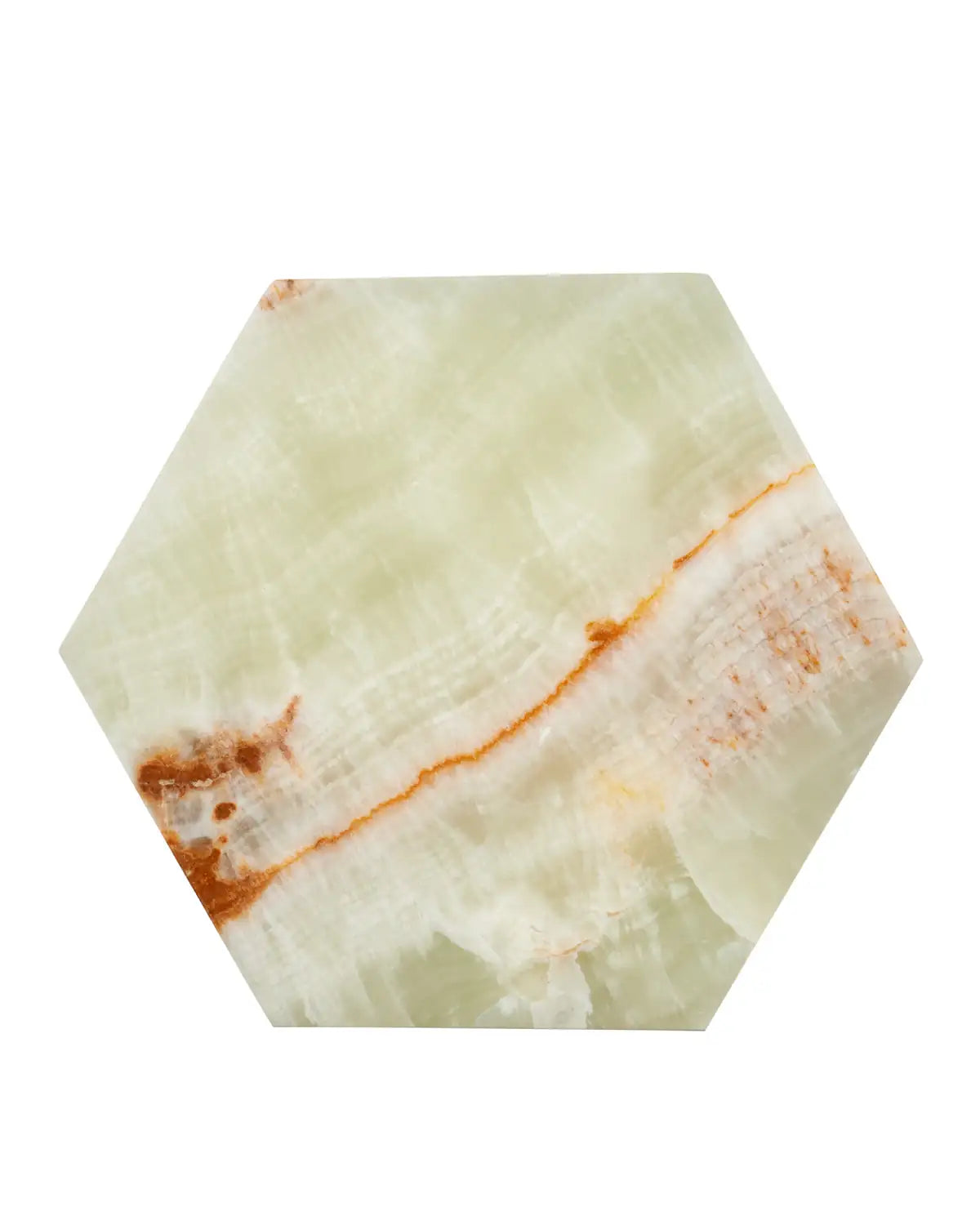 CURREY & COMPANY ARCO GREEN ONYX HEXAGON BOX - Decorative Accents