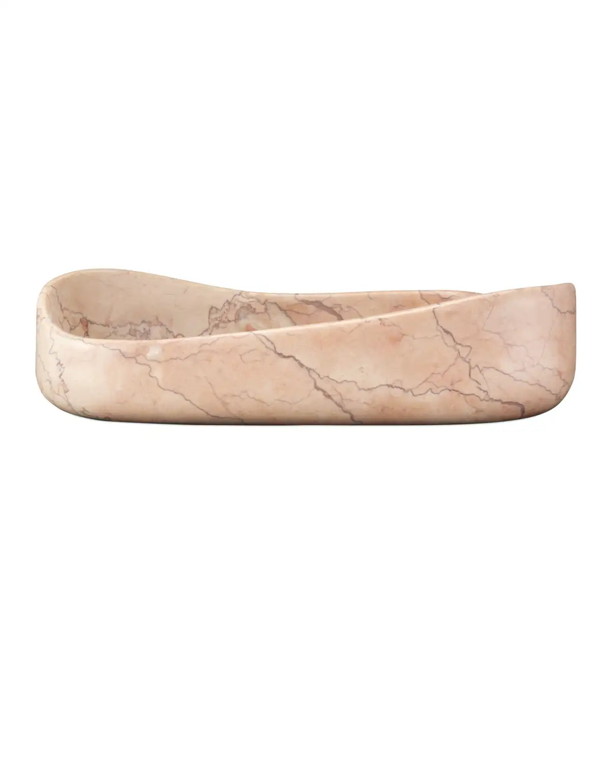 CURREY & COMPANY DEATON ROSA MARBLE BOWL - Decorative Accents