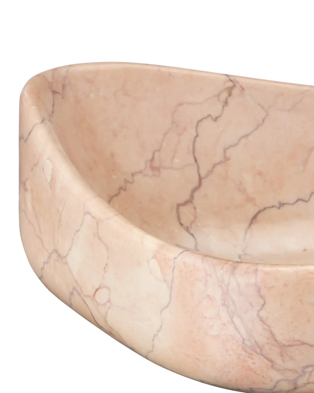 CURREY & COMPANY DEATON ROSA MARBLE BOWL - Decorative Accents