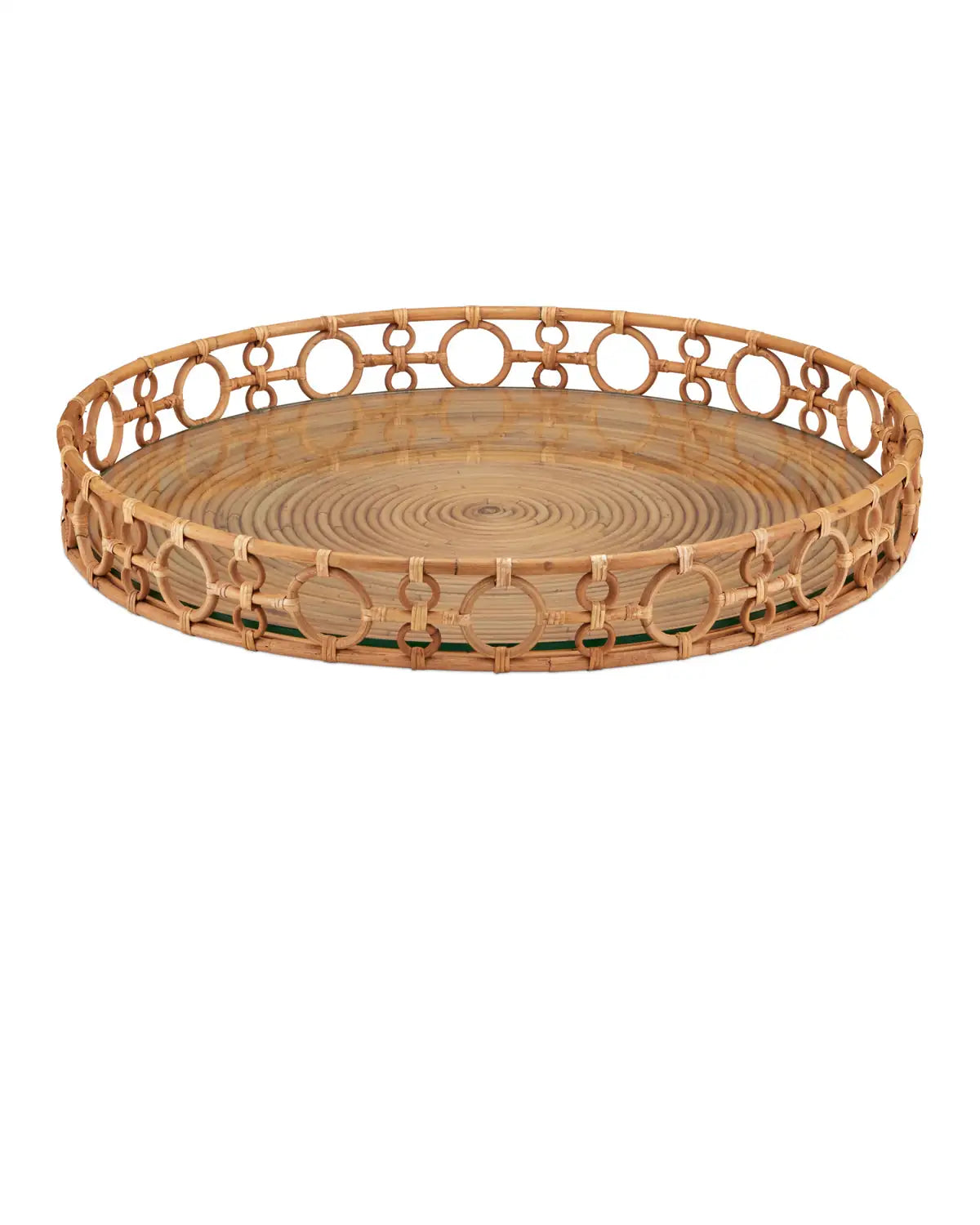 CURREY & COMPANY TEGAL DECORATIVE SERVING TRAY - Decorative Accents