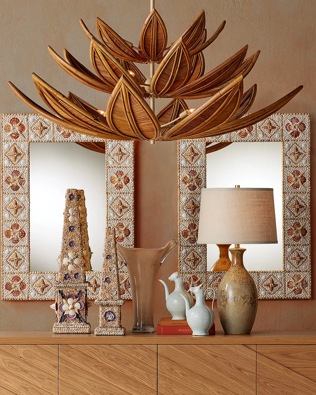 CURREY & COMPANY COQUILLAGE OBELISK - Decorative Accents