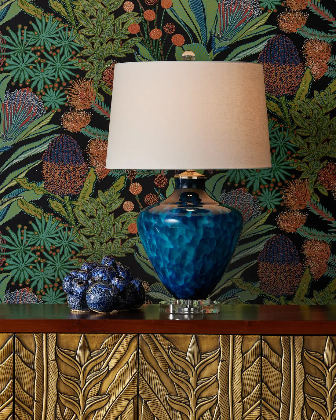 CURREY & COMPANY SULAWASI BLUE SHELLS - Decorative Accents