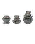 CURREY & COMPANY MARBLEIZED STACKING BOX SET OF 3 - Decorative Accents