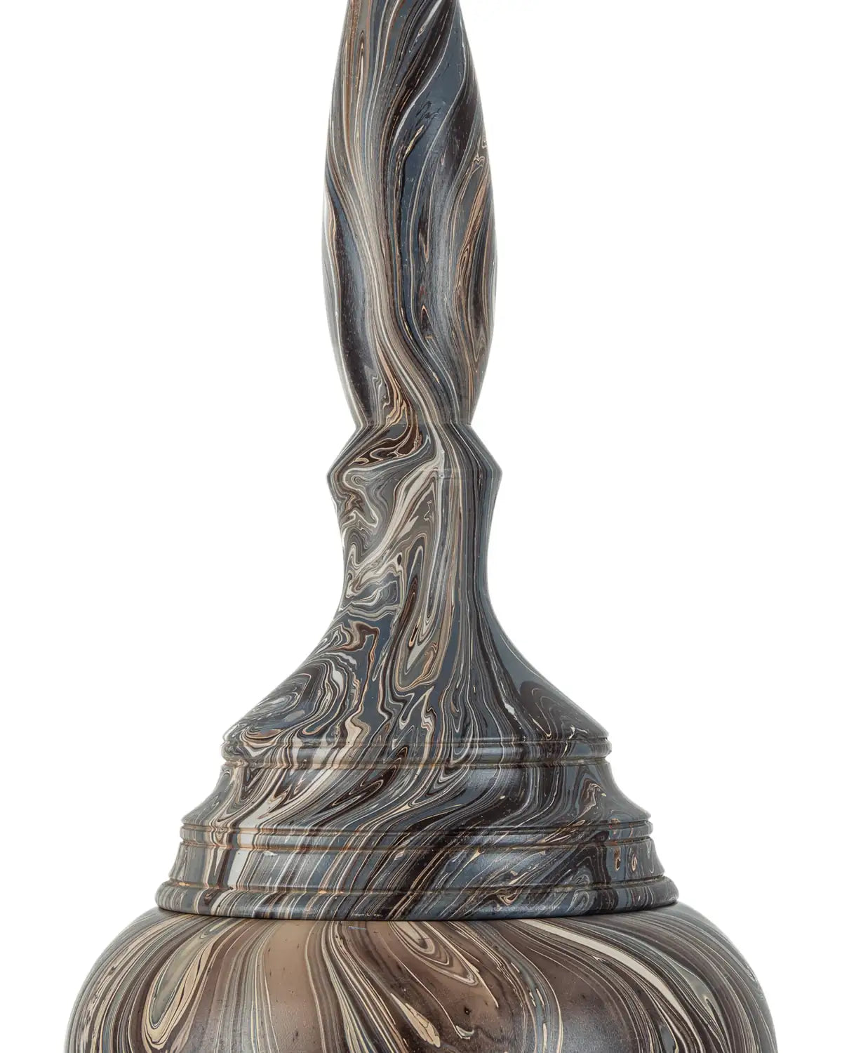 CURREY & COMPANY MARBLEIZED TURRET BOX - Decorative Accents
