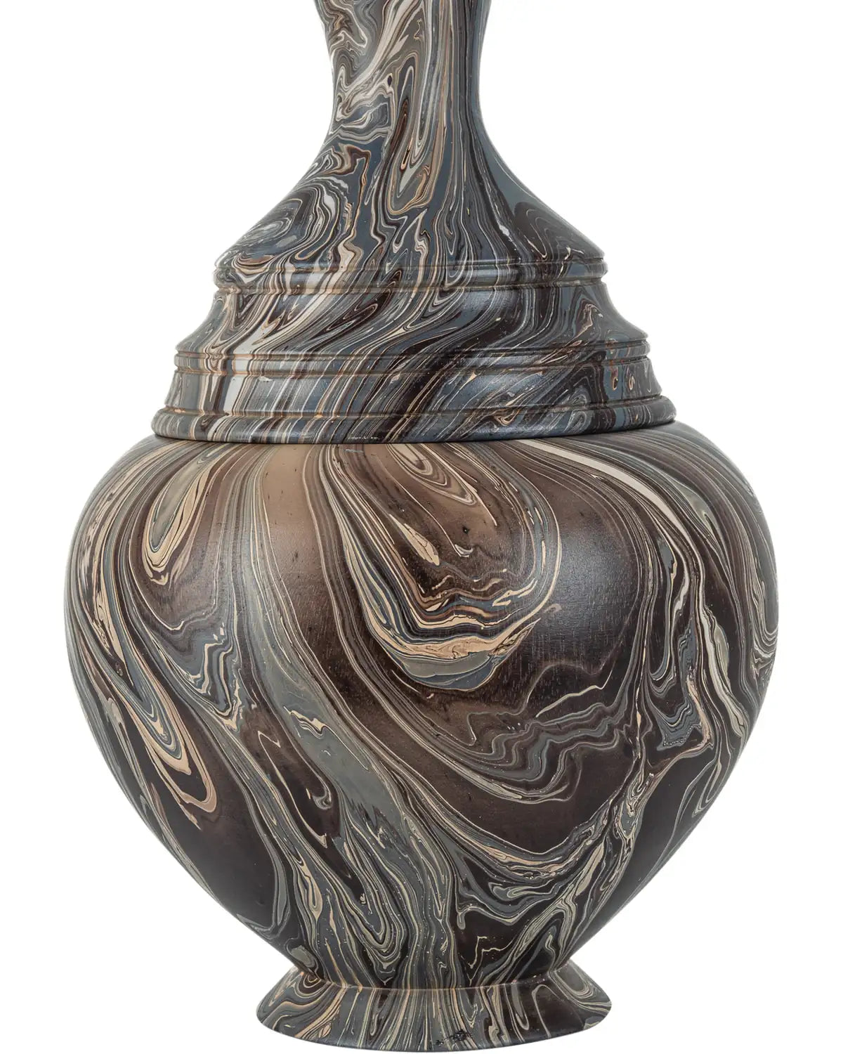 CURREY & COMPANY MARBLEIZED TURRET BOX - Decorative Accents