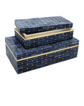 CURREY & COMPANY BAMBOO BOX SET OF 2 - Decorative Accents