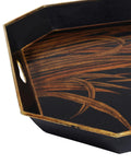 CURREY & COMPANY GLASSHOUSE TOLE TRAY SET OF 2 - Decorative Accents