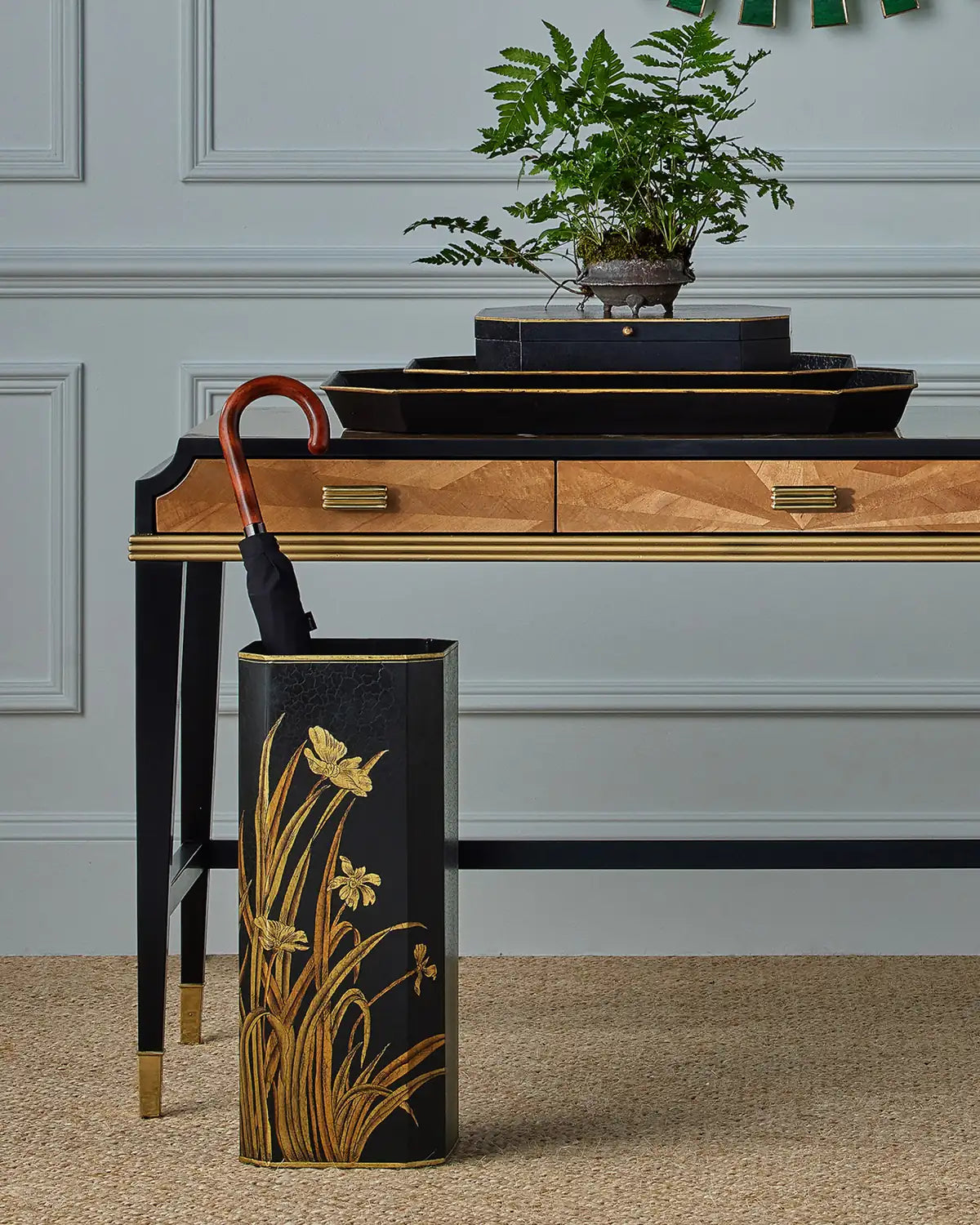 CURREY & COMPANY GLASSHOUSE TOLE BOX - Decorative Accents