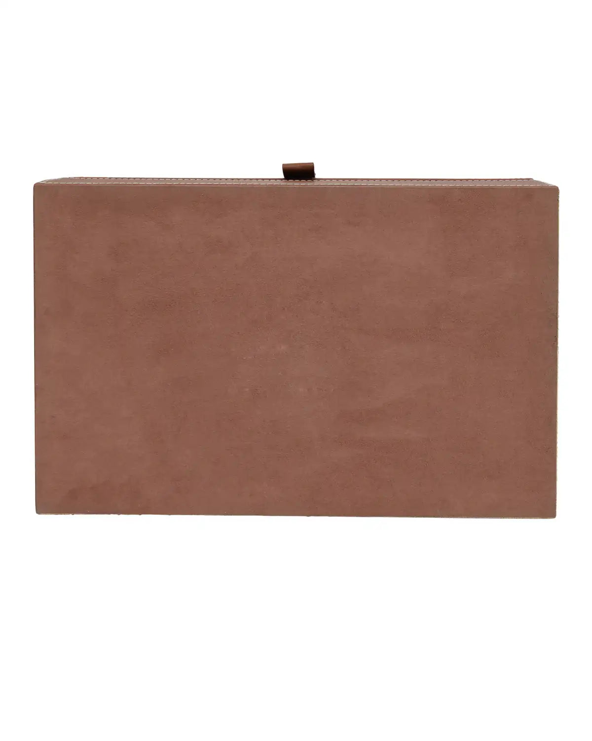 CURREY & COMPANY LEATHER & RAFFIA BOX SET OF 2 - Decorative Accents