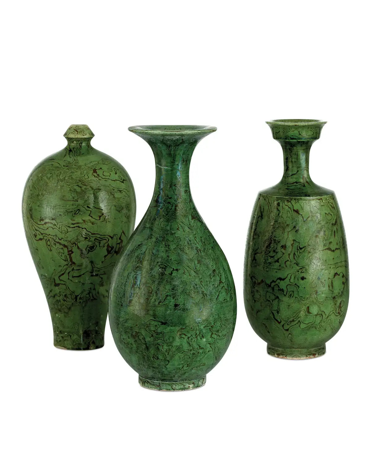 CURREY & COMPANY ROMULUS VASE SET OF 3 - Decorative Accents