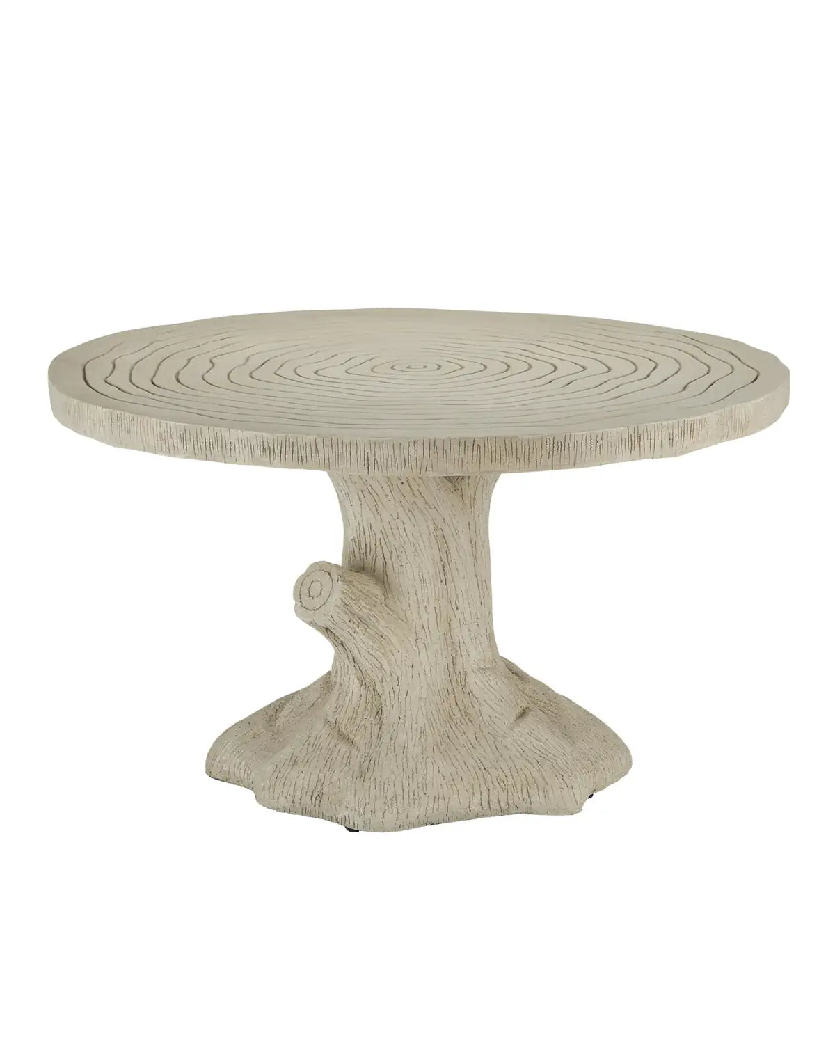 CURREY & COMPANY FAUX BOIS COCKTAIL TABLE - Side