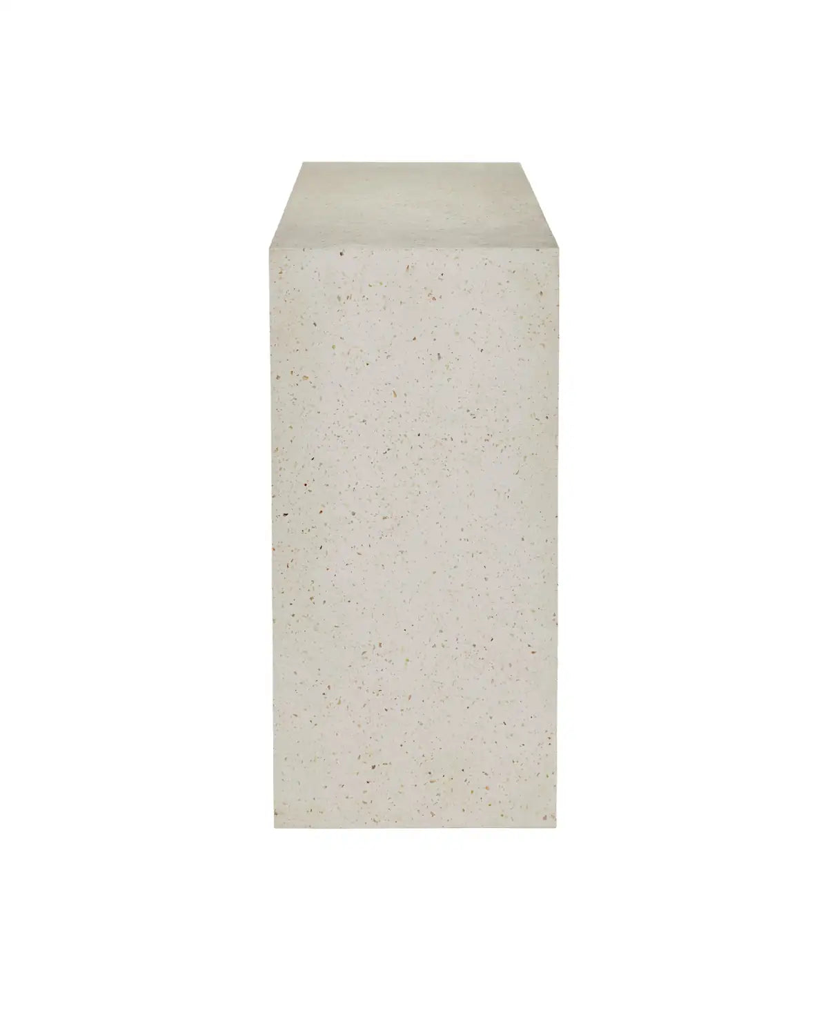 CURREY & COMPANY CARSON TERRAZZO CONSOLE TABLE - Side