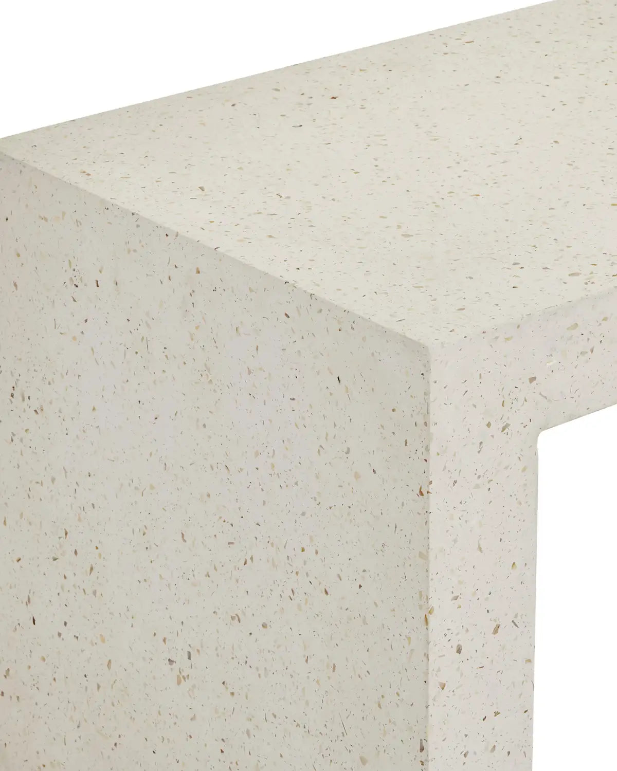 CURREY & COMPANY CARSON TERRAZZO CONSOLE TABLE - Side