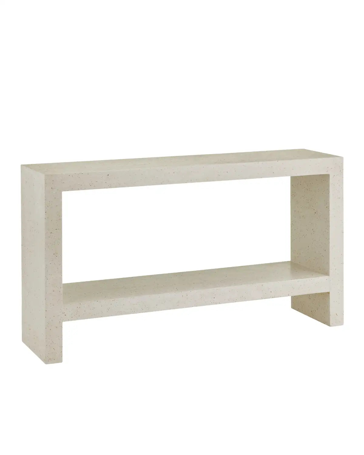 CURREY & COMPANY CARSON TERRAZZO CONSOLE TABLE - Side