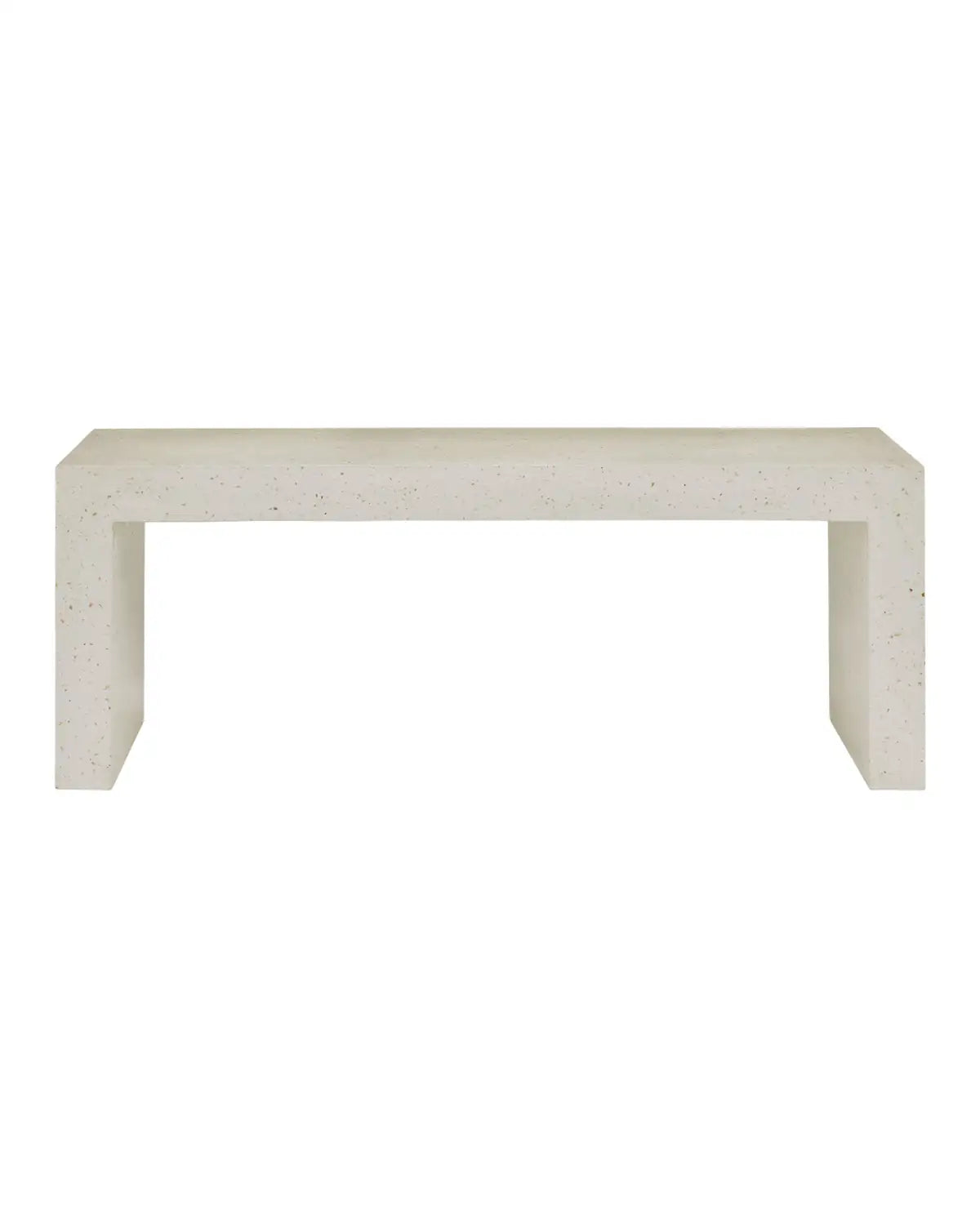 CURREY & COMPANY CARSON TERRAZZO BENCH - Dining Tables