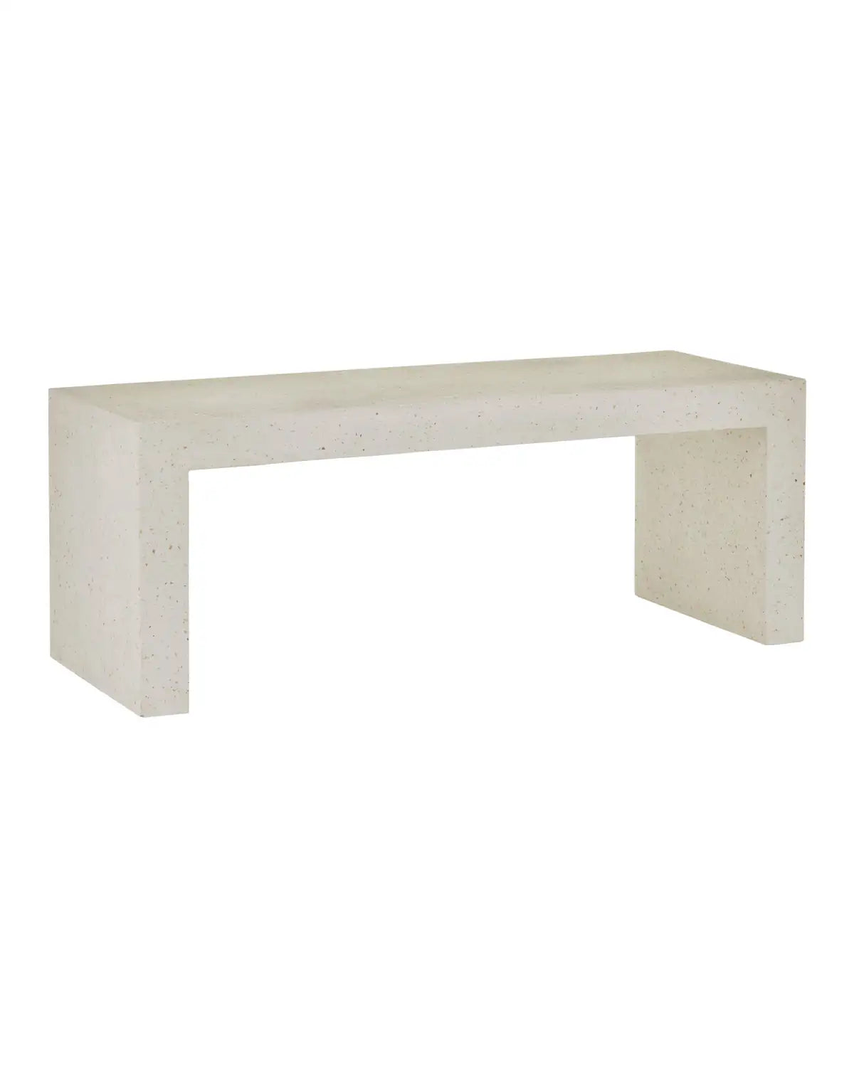 CURREY & COMPANY CARSON TERRAZZO BENCH - Dining Tables