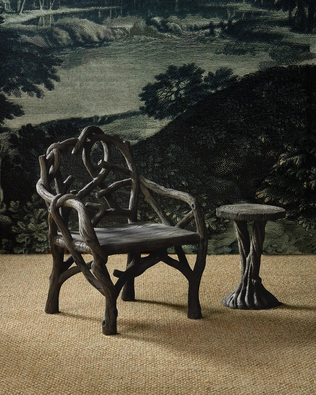 CURREY & COMPANY DUNMORE ARMCHAIR - Benches, Ottoman, Stools