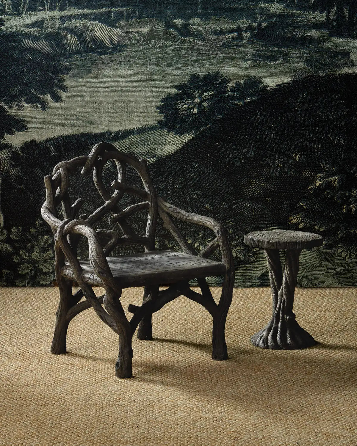 CURREY & COMPANY DUNMORE ARMCHAIR - Benches, Ottoman, Stools