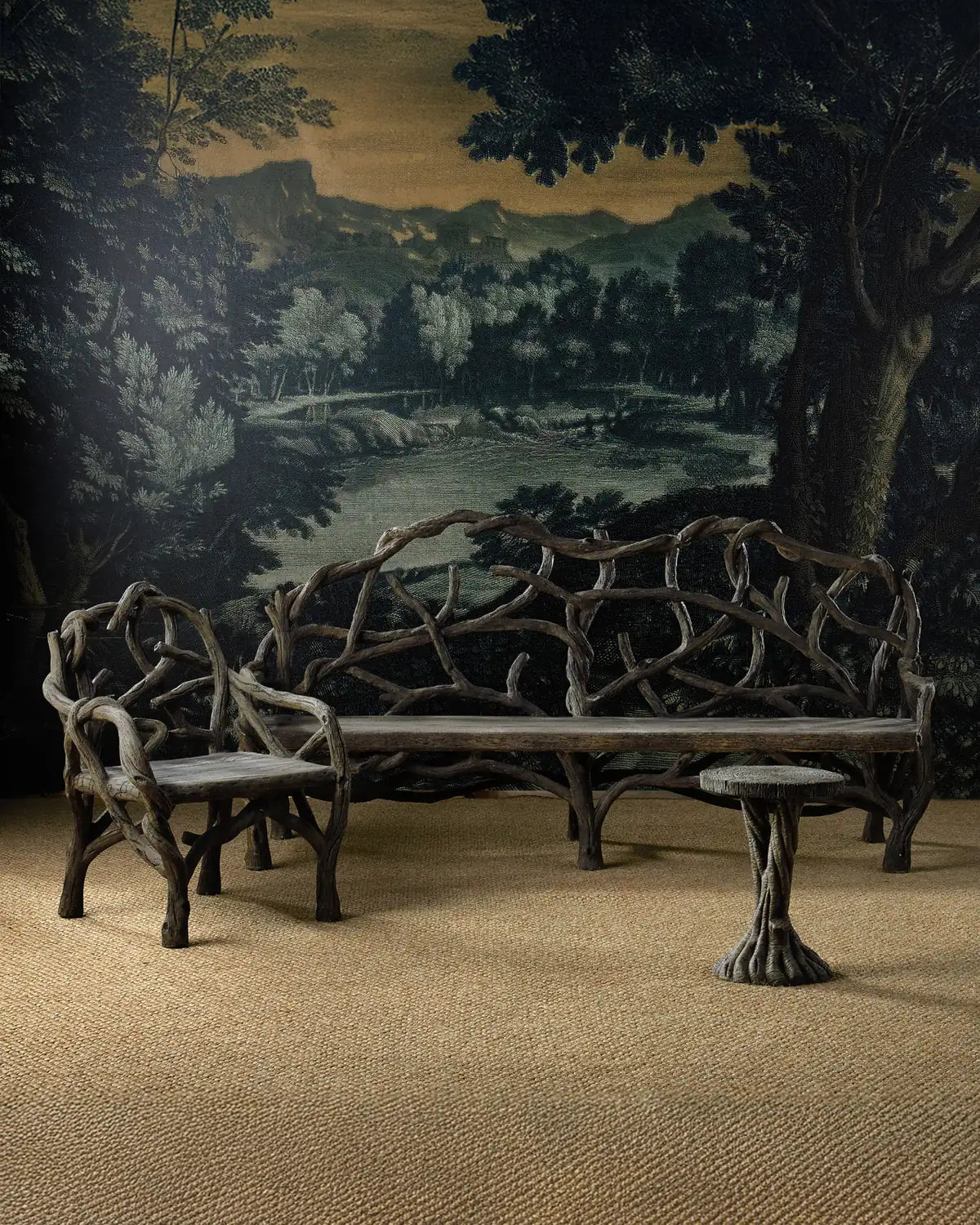 CURREY & COMPANY DUNMORE ARMCHAIR - Benches, Ottoman, Stools