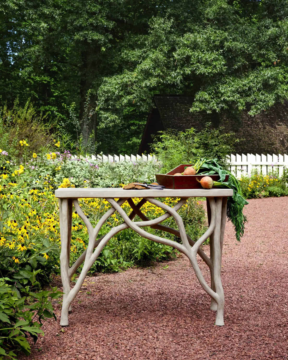 CURREY & COMPANY CREEKSIDE CONSOLE TABLE - Side