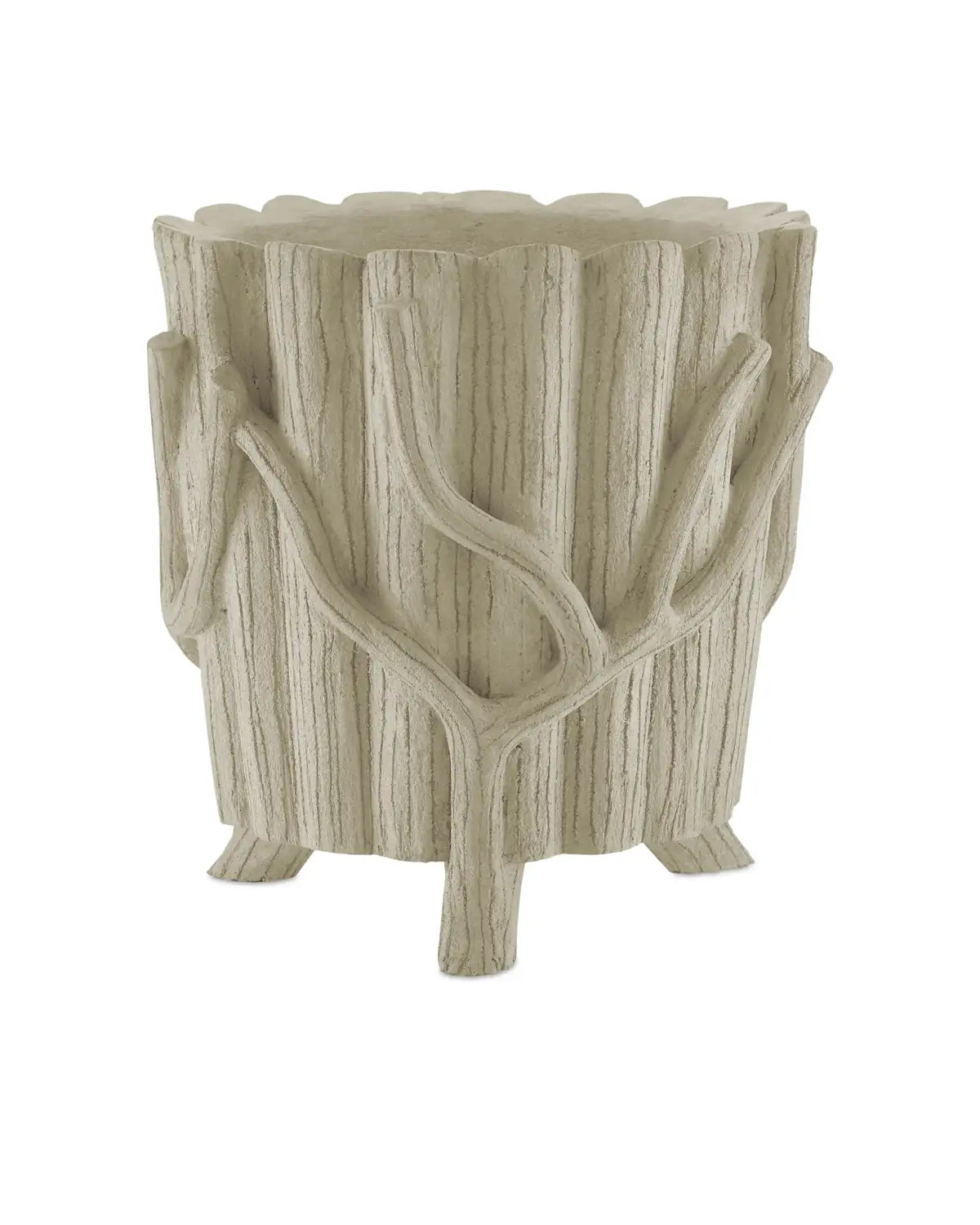 CURREY & COMPANY FAUX BOIS PLANTER - Decorative Accents