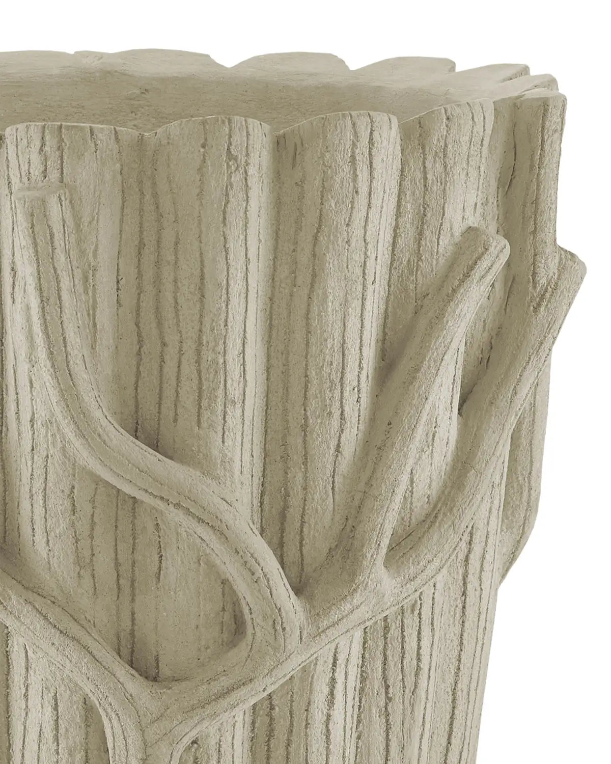 CURREY & COMPANY FAUX BOIS PLANTER - Decorative Accents