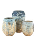 CURREY & COMPANY SICILIA ANTIQUE BLUE DRIP PLANTER - Decorative Accents