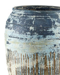 CURREY & COMPANY CATANIA ANTIQUE BLUE DRIP PLANTER - Decorative Accents
