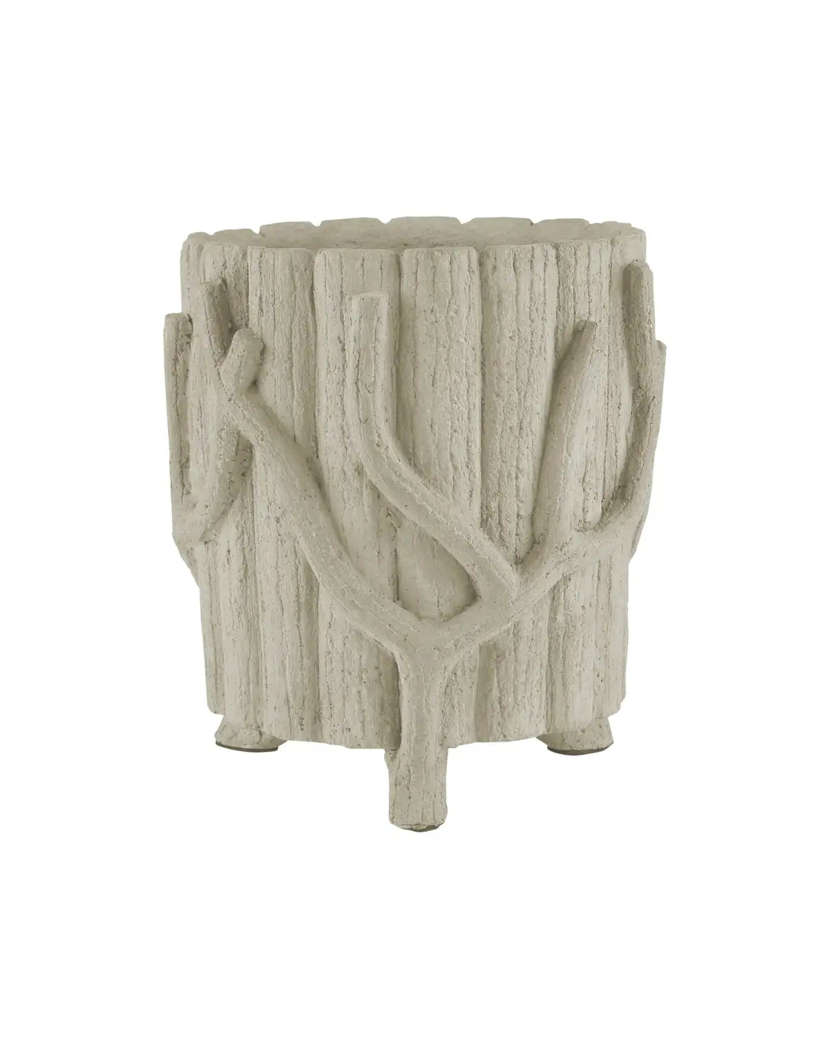 CURREY & COMPANY FAUX BOIS PLANTER - Decorative Accents