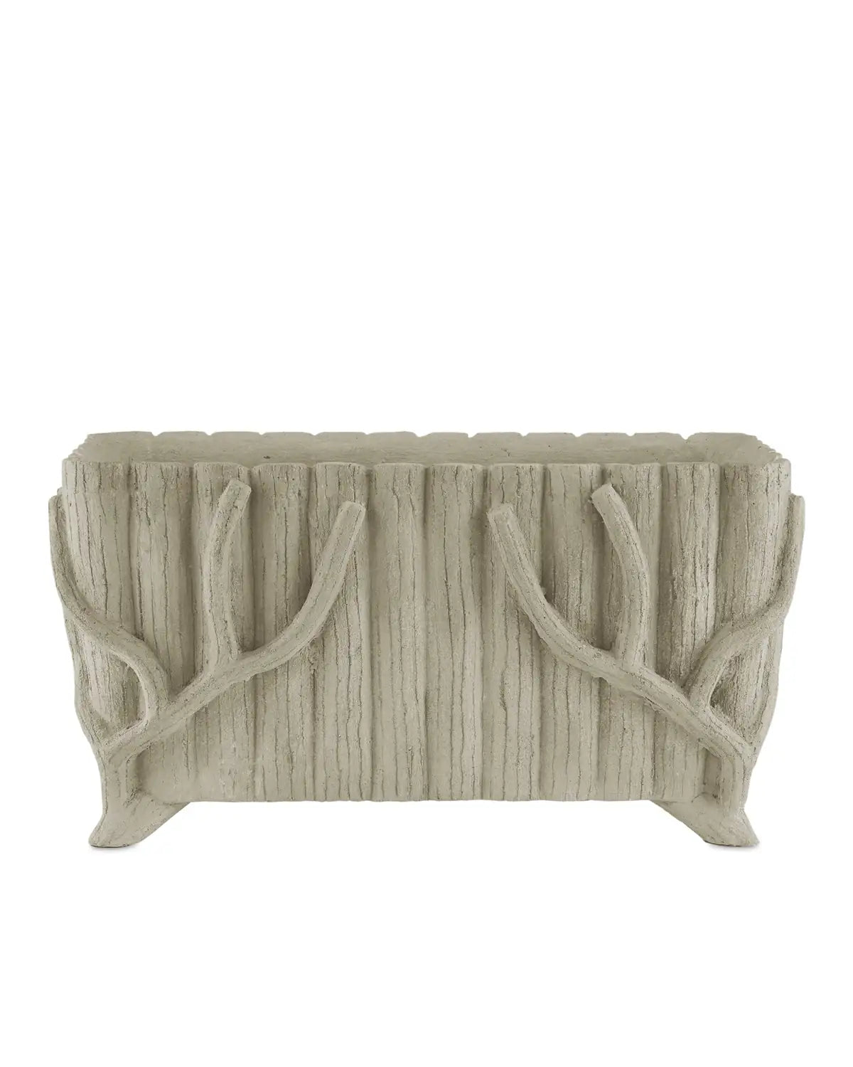CURREY & COMPANY FAUX BOIS PLANTER - Decorative Accents