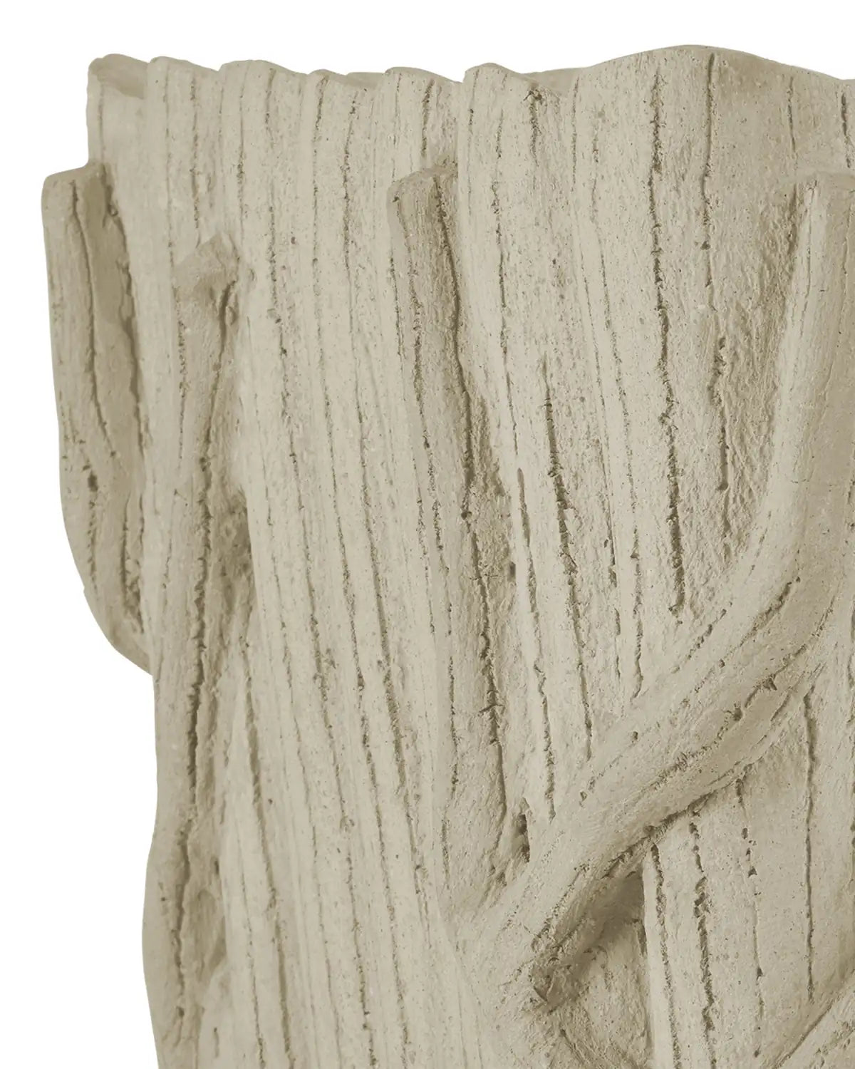 CURREY & COMPANY SQUARE FAUX BOIS PLANTER - Decorative Accents