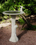 CURREY & COMPANY FAUX BOIS BIRD BATH - Decorative Accents