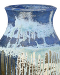 CURREY & COMPANY CAPIZZI BLUE DRIP URN - Decorative Accents